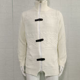 Autumn-winter men's cardigan with a high collar